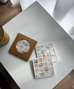 Alternative view of 水泥與貝殼片杯墊/飾品盤