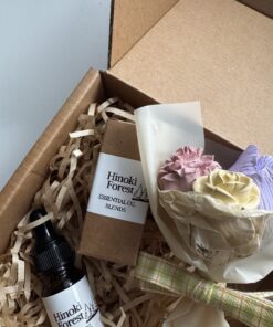 森語花禮-水泥擴香石花束 × 精油香氛禮盒組