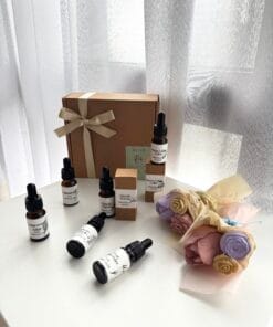 Alternative view of 森語花禮-水泥擴香石花束 × 精油香氛禮盒組