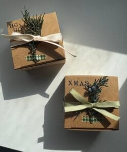 聖誕禮盒|擴香石與精油組Ａ.小山雀＋精油組/B.雪花聖誕樹＋精油組